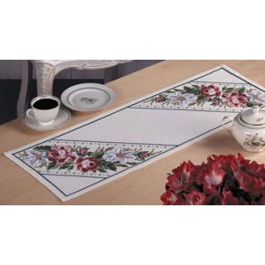 Broderipakning - Lber med blomster