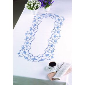 Broderipakning - ptegnet dug - uden garn