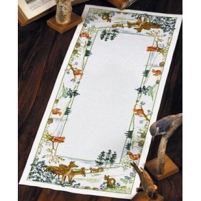 Broderipakning - Lber med Skovens dyr