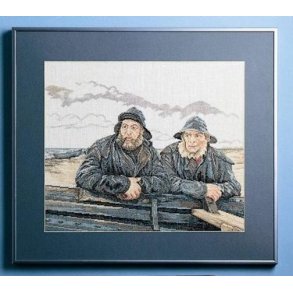 Broderipakning - Fiskere