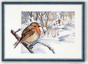 Broderipakning - Rdklk syet p hr