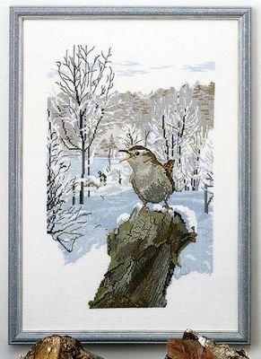 Broderipakning - Grdesmutte syet p hr