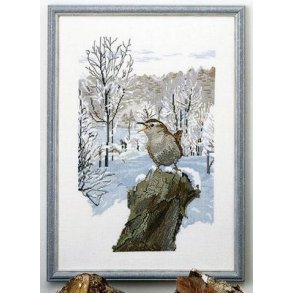 Broderipakning - Grdesmutte syet p hr