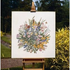 Broderipakning - Sommerbuket