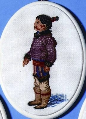 Broderipakning - Grnlandsk kvinde