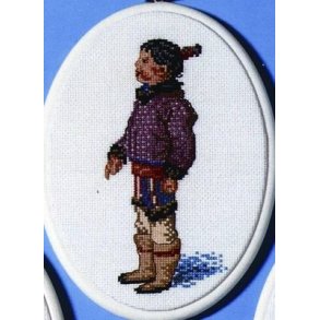 Broderipakning - Grnlandsk kvinde