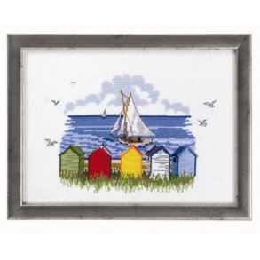 Broderipakning - Strand med bd