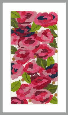 Broderipakning - Billede - Roser