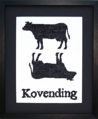 Broderipakning - Billede - Kovending