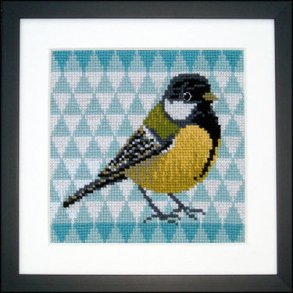 Broderi pakning - billede - Musvit