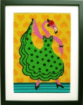 Broderipakning - Billede - Flamenco