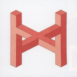 Broderipakning - Billede - Oscar Reutersvard - umulige figur bl el. rd