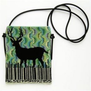 Stramaj pakning - Taske med Hjort ved Skovs - Str. Small