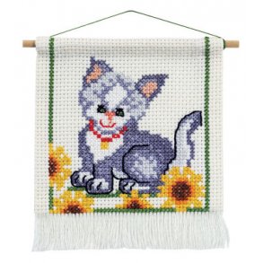 Broderipakning - My First Kit - Kat