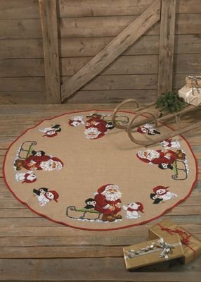 Broderipakning - Juletr�st�ppe - Julemanden Nordp�