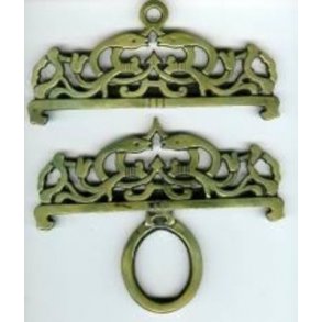 Antik look beslag af messing - Slangebeslag