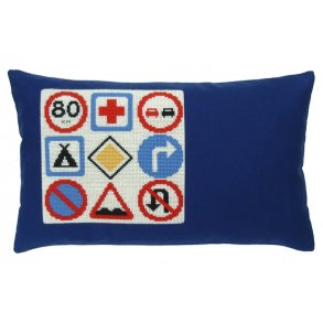 Broderipakning - Pude - Bilpude Trafik II