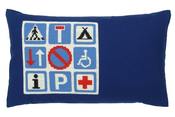 Broderipakning - Pude - Bilpude Trafik III