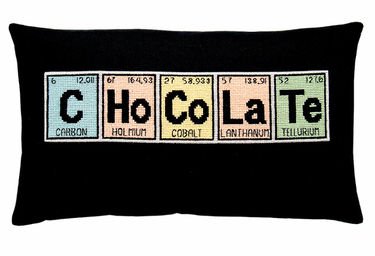 Broderi pakning - grundstof - chocolate