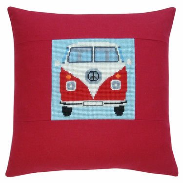 Broderipakning - Pude - Rugbrd - rd