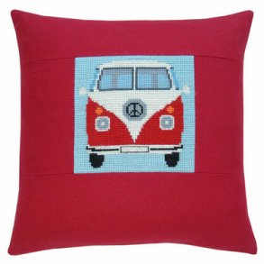 Broderipakning - Pude - Rugbrd - rd