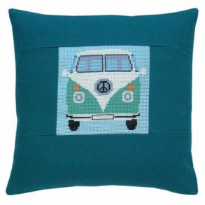 Broderipakning - Pude - Rugbrd - grn