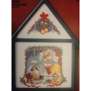 Broderipakning - Julehus I