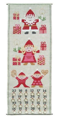 Broderipakning - Julekalender - Julefamilie