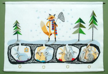 Broderipakning - Julekalender - Julefangst