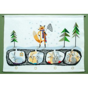 Broderipakning - Julekalender - Julefangst