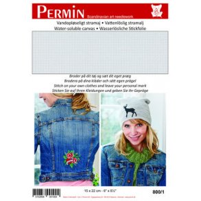 Oplselig canvas Permin - Vask vk!