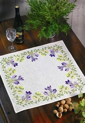 Broderipakning - Lysedug krokus &amp; erantis