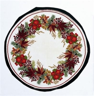 Broderipakning - Begonia med rd kant x