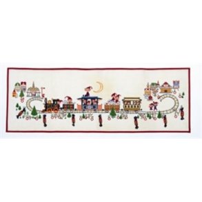 Broderipakning - Julekalender med tog