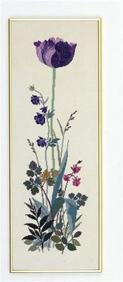 Broderipakning - Lilla tulipan