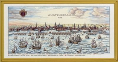 Broderipakning - Amsterdam / Amstelredam 1650