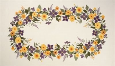 Broderipakning - Klematis og dahlia