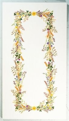 Broderipakning - Dug med Kornaks