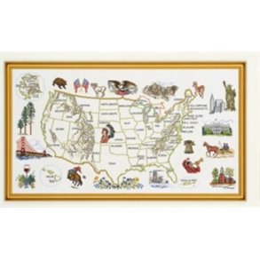 Broderipakning - Amerika