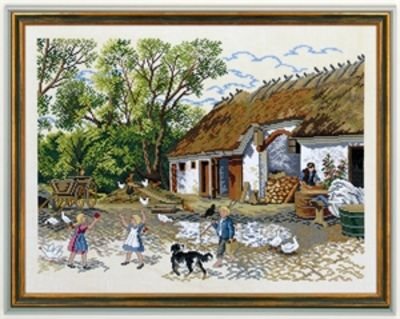 Broderipakning - Bondegrd