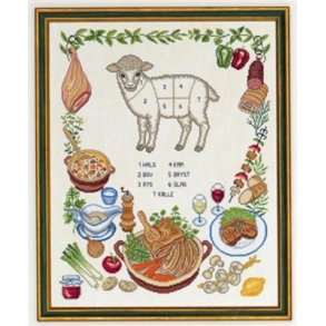 Broderipakning - Lam