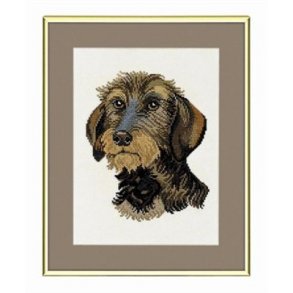 Broderipakning - Ruhret gravhund