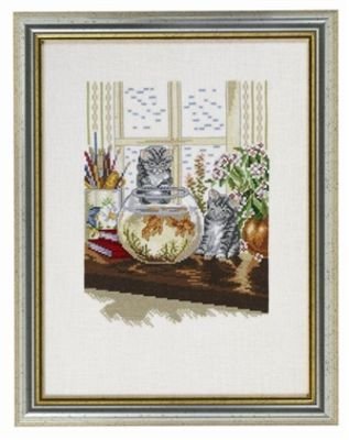 Broderipakning - Killinger og guldfisk