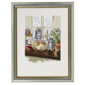 Broderipakning - Killinger og guldfisk