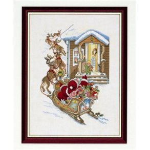 Broderipakning - Nisse i kane