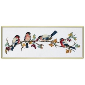 Broderipakning - Dompapper p gren