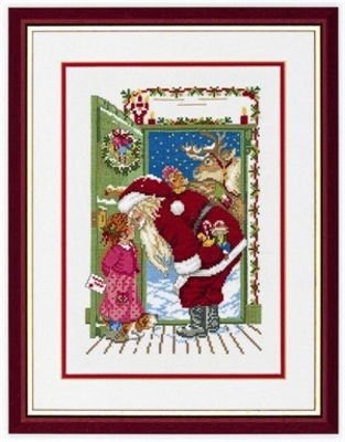 Broderipakning - Julemand i dr