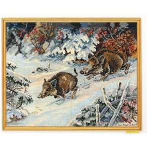 Broderipakning - Vildsvin