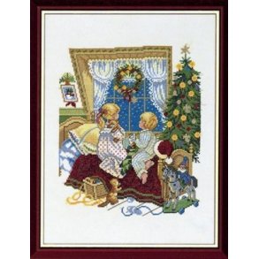 Broderipakning - Brn p sengekant