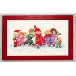 Broderipakning - Brn i sne